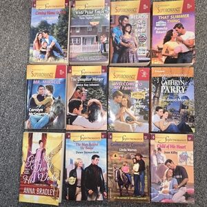 Super Romance Book Collection Set Of 12 Books (Used)